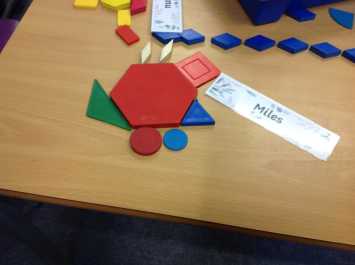 Thinking about shapes in Reception