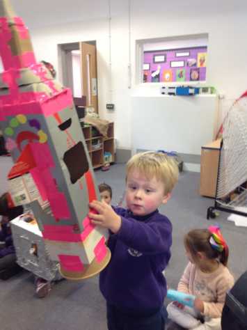 Nursery’s home learning is out of this world.