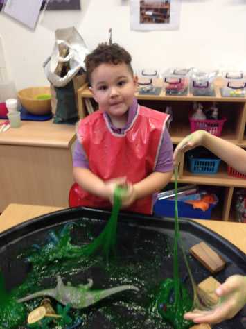 Oh no! There’s slime in Reception