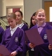 Choir Perform in Assembly
