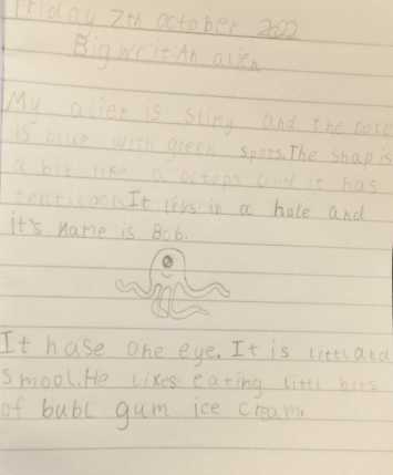 2V Write About Aliens