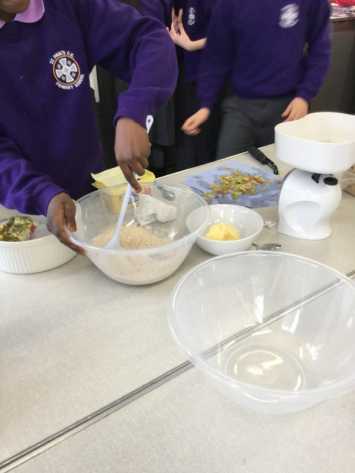 Cooking in Year 5