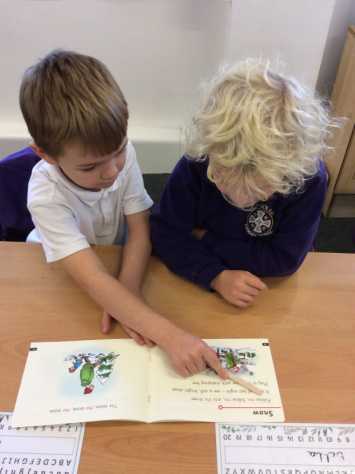 Year 1 Practising their Reading