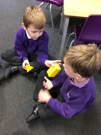 Year 1 Learning About 3D Shapes