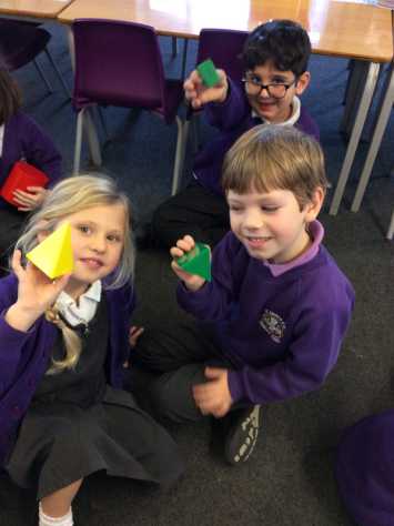 Year 1 Learning About 3D Shapes