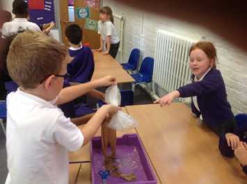 Digestion Experiment in Class 3K!