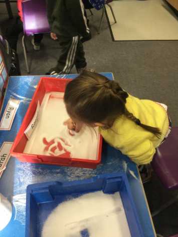 Nursery explore numbers and names