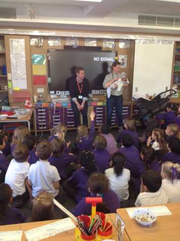 KS1 get a visit from two special guests