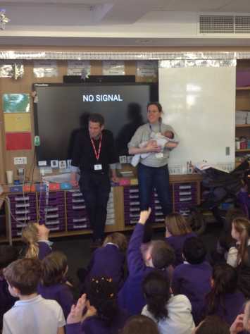 KS1 get a visit from two special guests