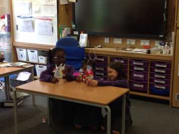 2B perform with their puppets