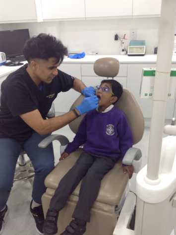 RL visit the local dentist