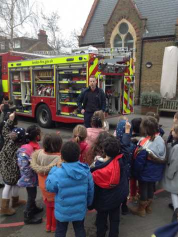 Reception and Nursery get an exciting visit